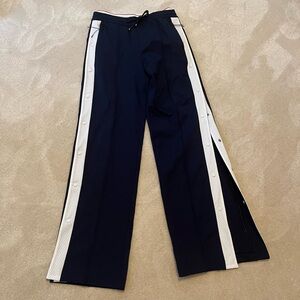 Wilson tear away sweatpants, brand new!
